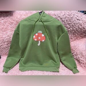 🟣Kawaii Mushroom Hoodie